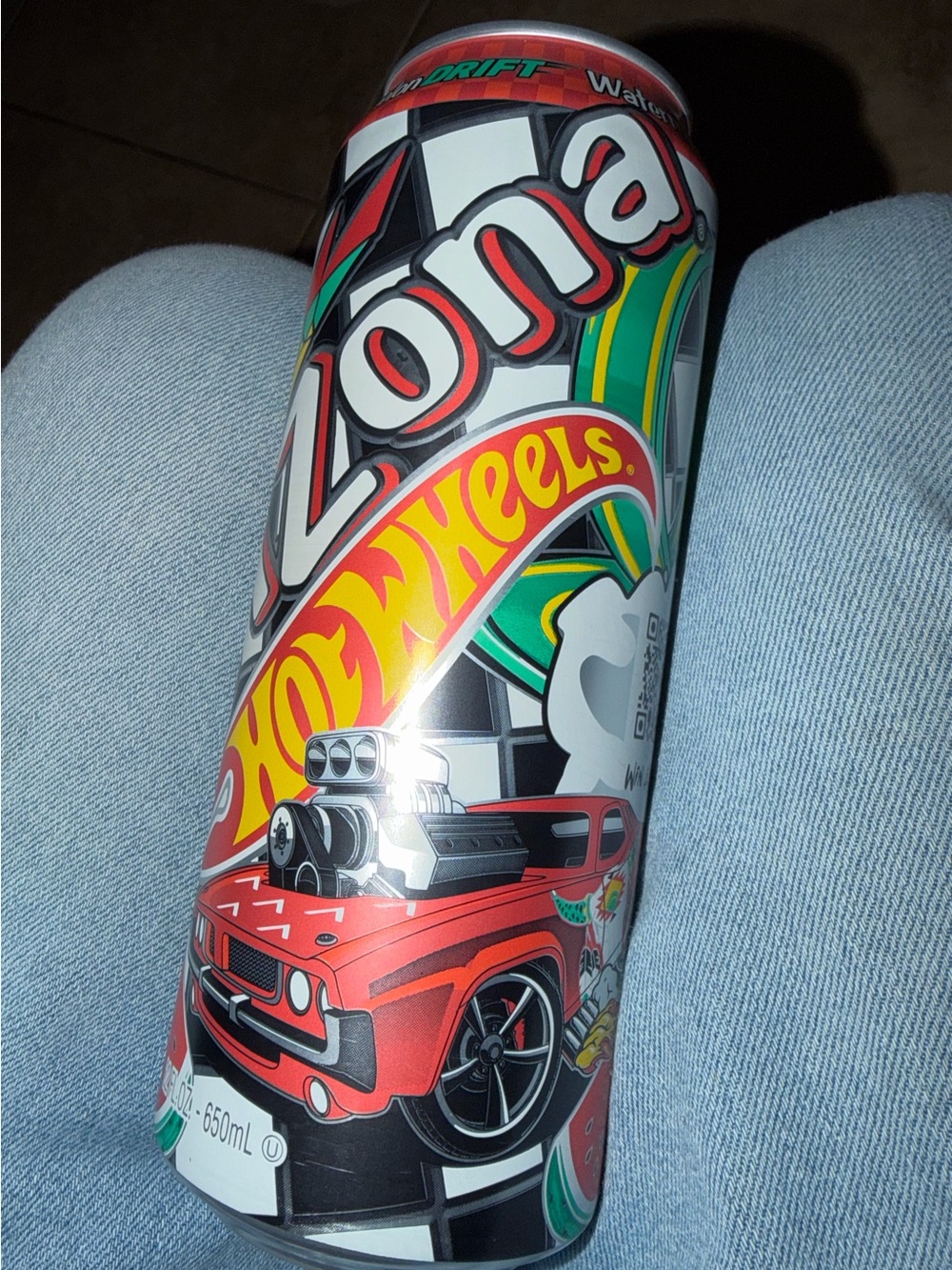 Arizona Jean Company Can Graphic Print in Red, Green, Yellow, White